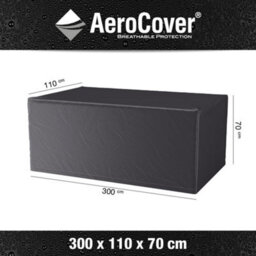 Pacific Lifestyle Platinum Aerocover Garden Table Waterproof Rip-Stop Polyester Outdoor Cover W300Xd110Xh70Cm - thumbnail 1