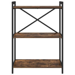 Berkfield Bookcase Smoked Oak 60 X 30 X 83 Cm Engineered Wood - thumbnail 5