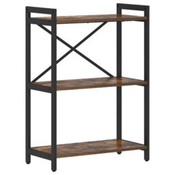 Berkfield Bookcase Smoked Oak 60 X 30 X 83 Cm Engineered Wood - thumbnail 2