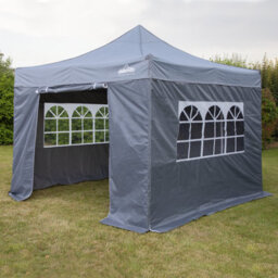 Dellonda Premium 2X2M Pop-Up Gazebo & Side Walls With Carry Bag, Stakes & Weight Bags - thumbnail 6