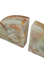 Orsina Two Onyx Bookends,easy Accessible Bookends Sculpture, Easy To Clean Onyx Marble Bookends - thumbnail 4