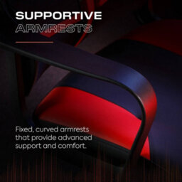 X Rocker Helix Ergonomic Pc Office Mesh Gaming Chair - Black / Red - thumbnail 6
