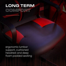 X Rocker Helix Ergonomic Pc Office Mesh Gaming Chair - Black / Red - thumbnail 3