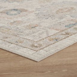 Maia Washable Low Pile Non Slip Lagoon Traditional Area Rug - Beige, 120 X 180 Cm (Rectangular) - thumbnail 4