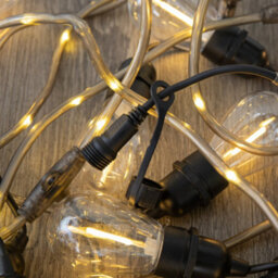 Samuel Alexander 9.5M Set Of 20 Connectable Festoon Drop Lights With Led Cable In Warm White - thumbnail 8