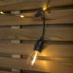Samuel Alexander 9.5M Set Of 20 Connectable Festoon Drop Lights With Led Cable In Warm White - thumbnail 5