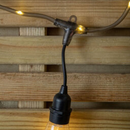 Samuel Alexander 9.5M Set Of 20 Connectable Festoon Drop Lights With Led Cable In Warm White - thumbnail 6