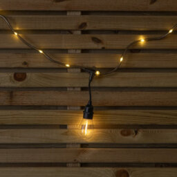 Samuel Alexander 9.5M Set Of 20 Connectable Festoon Drop Lights With Led Cable In Warm White - thumbnail 3