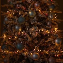 Samuel Alexander 18.7M 750 Led Treebrights Christmas String Lights With Timer In Vintage Gold And Red On Clear Cable - thumbnail 8