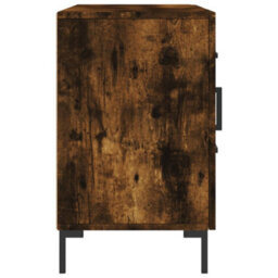 Berkfield Sideboard Smoked Oak 100X36X60 Cm Engineered Wood - thumbnail 7