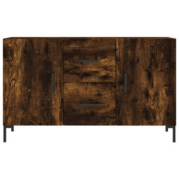 Berkfield Sideboard Smoked Oak 100X36X60 Cm Engineered Wood - thumbnail 6