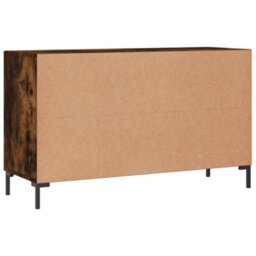 Berkfield Sideboard Smoked Oak 100X36X60 Cm Engineered Wood - thumbnail 8