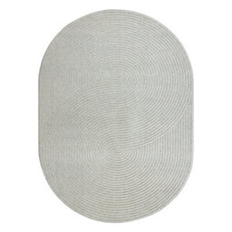 RugsX Flux Oval 461.67.ae503 Wool Carpet Osta - Geometric, Structural, Loft Blue Grey 200X300 Cm - thumbnail 2