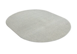 RugsX Flux Oval 461.67.ae503 Wool Carpet Osta - Geometric, Structural, Loft Blue Grey 200X300 Cm - thumbnail 3