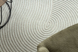 RugsX Flux Oval 461.67.ae503 Wool Carpet Osta - Geometric, Structural, Loft Blue Grey 200X300 Cm - thumbnail 5