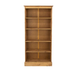 Core Products Cotswold Tall 5 Shelf Bookcase - Antique Wax Finish, H110.9Cm X W80.0Cm X D29.6Cm - thumbnail 2