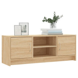 Vidaxl Tv Cabinet Sonoma Oak 102X30X37.5 Cm Engineered Wood - thumbnail 3