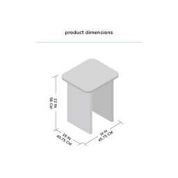MH London Jem Side Table Solid Wood Living Room End Table Bedside Table Warm Sand  Wooden Side Table - thumbnail 7