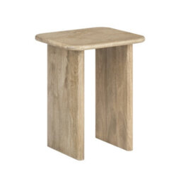 MH London Jem Side Table Solid Wood Living Room End Table Bedside Table Warm Sand  Wooden Side Table - thumbnail 2
