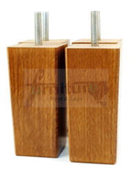 L&F 4X Replacement Furniture Legs Solid Wood 110mm High Sofas Chairs Settee Cabinets Legs M8 Tsp2055 - thumbnail 4