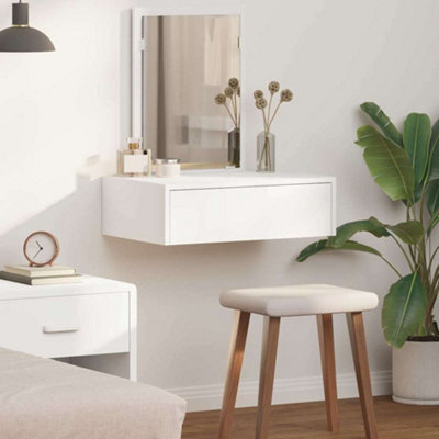Walplus Dressing Table White 60 X 40 X 70 Cm Engineered Wood - image 1