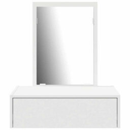 Walplus Dressing Table White 60 X 40 X 70 Cm Engineered Wood - thumbnail 6