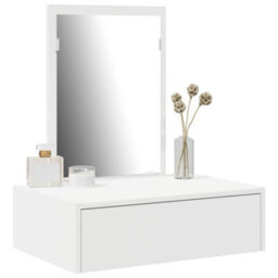 Walplus Dressing Table White 60 X 40 X 70 Cm Engineered Wood - thumbnail 3