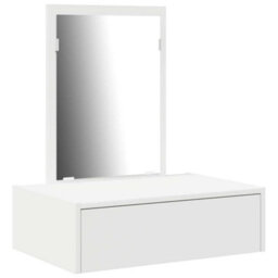 Walplus Dressing Table White 60 X 40 X 70 Cm Engineered Wood - thumbnail 2
