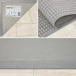 Homeart Outdoor Rugs Easy Cleaning Area Rugs For Balcony,garden,picnic,uv Weather Resistant Grey Cream, 140 X 200 Cm - thumbnail 5