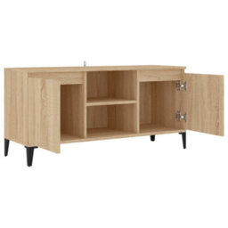 Vidaxl Tv Cabinet With Metal Legs Sonoma Oak 103.5X35X50 Cm - thumbnail 7