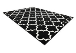 RugsX Carpet Bcf Morad Trelis Trelis Moroccan - Black 160X220 Cm - thumbnail 3