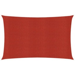 Berkfield Sunshade Sail 160 G/m2 Red 3X5 M Hdpe - thumbnail 1