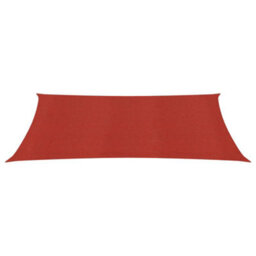 Berkfield Sunshade Sail 160 G/m2 Red 3X5 M Hdpe - thumbnail 2