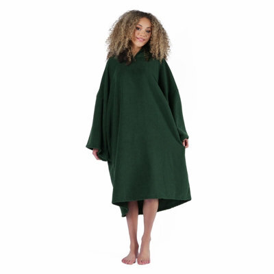 OHS Adult Poncho Oversized Hooded Towel Bath Robe - image 1