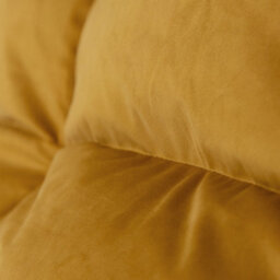 icon Dolce Large Beanbag Lounger Velvet Ochre Yellow Set Of 2 - thumbnail 6