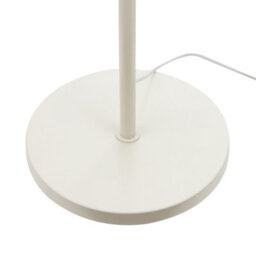 Happy Homewares Muted Dove Grey Scandinavian Designed Table Desk Lamp With Wooden Trim - thumbnail 5