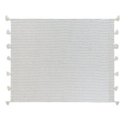 Beliani Bedspread Modar Cotton 150 X 200 Cm Off-White - thumbnail 4