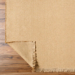 Livabliss Becki Owens Kimi-Modern Brown Solid And Border Fringe Living Dining Bedroom Jute Rug 200 X 275 Cm Easy Care, Non Shedding - thumbnail 4
