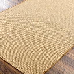 Livabliss Becki Owens Kimi-Modern Brown Solid And Border Fringe Living Dining Bedroom Jute Rug 200 X 275 Cm Easy Care, Non Shedding - thumbnail 6