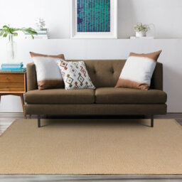 Livabliss Becki Owens Kimi-Modern Brown Solid And Border Fringe Living Dining Bedroom Jute Rug 200 X 275 Cm Easy Care, Non Shedding - thumbnail 2