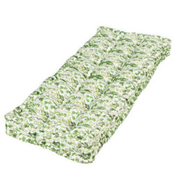Dibor Vintage Green Leaf Print Cotton Indoor Hallway Furniture Chair Pad Bench Seat Pad Cushion  L112Cm X W44Cm