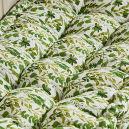 Dibor Vintage Green Leaf Print Cotton Indoor Hallway Furniture Chair Pad Bench Seat Pad Cushion  (L)112Cm X (W)44Cm - thumbnail 3