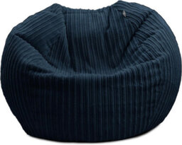 rucomfy Beanbags Rucomfy Indoor Classic Kids Bean Bag Chair - Navy Jumbo Cord Slouchbag - thumbnail 1