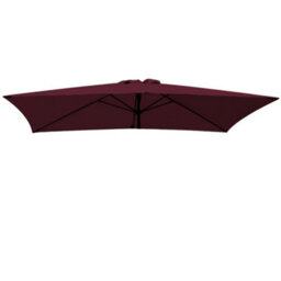 VRUC Replacement Parasol Fabric Umbrella Canopy Cover For 3X2M 6 Arm Parasols Wine Red - thumbnail 1