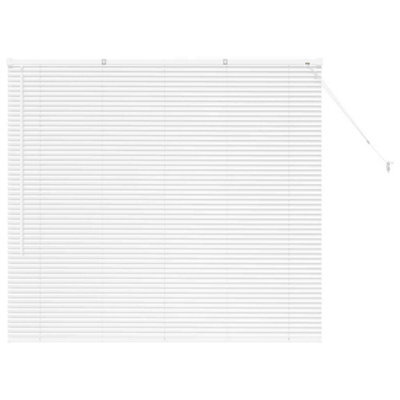 Berkfield Modern Window Blind With Curtains Manual White Aluminium