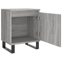 Berkfield Bedside Cabinets 2 Pcs Grey Sonoma 40X30X50 Cm Engineered Wood - thumbnail 6