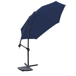 Sundaze Blue 3M Garden Banana Parasol Cantilever Umbrella Hanging Patio Sun Shade - thumbnail 4