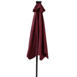 Sundaze 2.5M Wine Red Garden Parasol Umbrella With Solar Led Lights And Crank Tilt Function Outdoor Patio - thumbnail 7