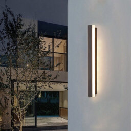 Living And Home 18W Outdoor Strip Led Wall Light, Warm White Light, Side-Emitting Wall Light - thumbnail 2