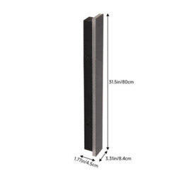 Living And Home 18W Outdoor Strip Led Wall Light, Warm White Light, Side-Emitting Wall Light - thumbnail 9